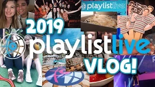 PLAYLIST LIVE VLOG 2019!! meeting hannah meloche, dani cohn, emery & more | Courtney Graben