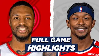 TRAIL BLAZERS vs WASHINGTON WIZARDS FULL GAME HIGHLIGHTS | 2021 NBA SEASON