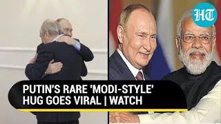 Putin 'Copies' Modi; Embraces State Dignitary In Indian PM's Style, Flies Nuclear Bomber | Watch