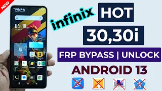 Infinix Hot 30/30i FRP Bypass | Infinix Hot 30i/30 Android 13 Google Account Bypass