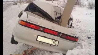 15.01.2020г Смертельная авария на Алтайской трассе. Погибли 2 молодых человека