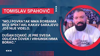 Toma"The Beast" Spahovic-"Moj povratak MMA borbama ce biti spektakl kakav Sarajevo jos nije videlo"