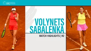 Aryna Sabalenka - Katie Volynets | ROME R64 - Match Highlights #IBI24