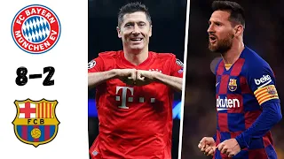 BAYERN VS BARCA 8-2 Extended Highlights & All Goals