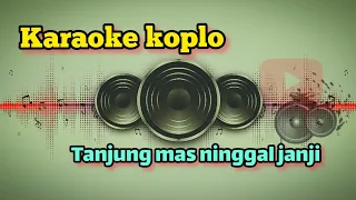 KARAOKE Tanjung mas ninggal janji Nada Cowo|| Koplo