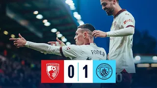 HIGHLIGHTS! FODEN STRIKE ENOUGH TO SEE OFF CHERRIES | BOURNEMOUTH 0-1 MAN CITY | PREMIER LEAGUE