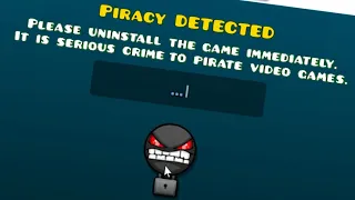 Geometry Dash Anti-Piracy Screen?