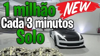 NOVO *1 Milhão cada 3 minutos Muito fácil* em Glitch de dinheiro solo no gta 5 online