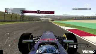 F1 2011 Redbull Vettel Instanbul Gameplay (HD 1080p)