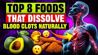 Top 8 Foods That DISSOLVE Blood Clots Naturally.