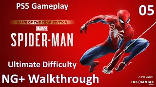 Marvel's Spider-Man | NG+ Walkthrough Part-5 | Something Old, Something New | Fisk Hideout