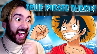 REACTION - LUFFY SONG | "The Grand Line" | Divide Music [One Piece]