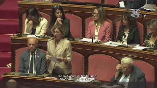 Gisella Naturale - Intervento aula Senato - 12/09/2023