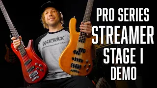 Warwick ProSeries Streamer Stage I 4- & 5-String Demo | w. Kade Turner