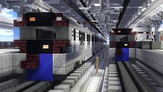 Minecraft MRT Jakarta Indonesia Train Animation