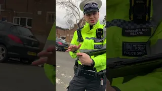 Sneaky policeman **HIDING WITH RADAR GUN**