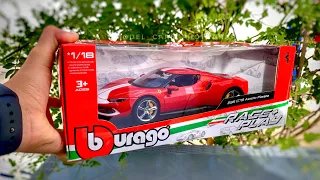 Unboxing Ferrari 296 GTB Assetto Fiorano 1:18 Bburago