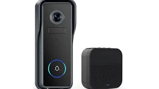 Дверний WiFi відеодзвінок відеодомофон BJ7 бездротовий відеодзвінок з камерою 2K FHD, датчик руху