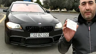 Amerikadan AĞDAMA gələn BMW F10 - QoşaTurbolu Canavar