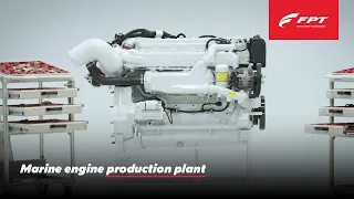 Marine engine production plant