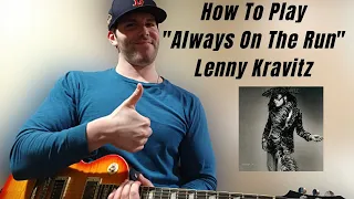 Guitar Lesson How To Play "Always On The Run" By Lenny Kravitz