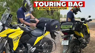 Rynox Navigator Waterproof Bag | V-Strom Ready For Highway Touring 🏍️