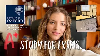 How I STUDY for EXAMS as a MATHS student at Oxford (Active Recall, Spaced Repetition, Past Papers) 📓