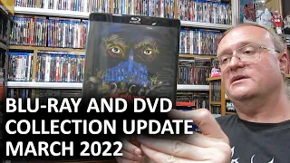 BLU-RAY + DVD Movie Collection Update - March 2022 (Horror / Action / Sci-Fi / Kung-Fu)