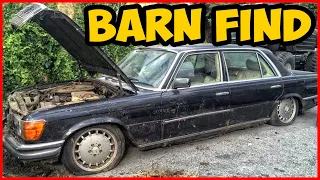 Abandoned The Most Luxurious Mercedes 450 SEL From The 70s