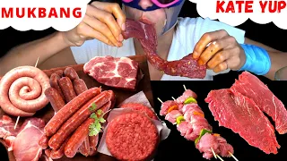 WHAT I EAT TO BECOME FAT : LOT OF RAW MEAT