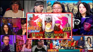 JIraiya Honored Sage Mode!!🐸🔥 Shippuden Episode 131 REACTION MASHUP ナルト 疾風伝 海外の反応