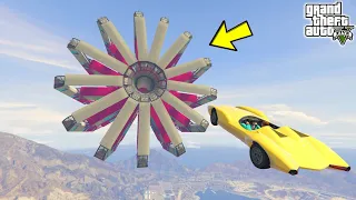 HARDEST Flying Car Race Only 1.00002% People Can Win This in GTA 5!