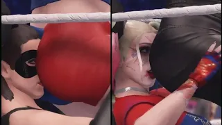 WWE 2K (request) stinkface match #12 Harley Quinn vs Catwoman rematch