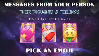 THEIR CURRENT THOUGHTS & FEELINGS 💓 ENERGY CHECK-IN ✨ PICK A CARD TAROT LOVE READING 🔮