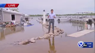 Sandy Pond’s Greene Point Marina seeing significant flooding