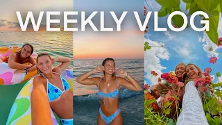 florida week in my life vlog: flower field, beach days, and friends!