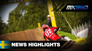 News Highlights | EMX250 |   MXGP of Sweden 2023 #MXGP #Motocross