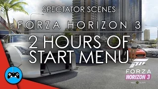 Forza Horizon 3 Start Menu 4K for 2 HOURS