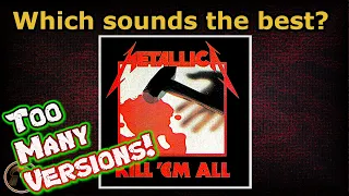 METALLICA (original vs. remasters) Kill Em All　メタリカのキルエムオール