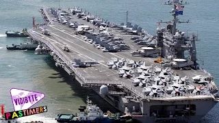 Top 5 Biggest Aircraft Carriers In The World || Pastimers