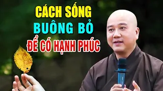 Tập Sống Cách Sống Biết Buông Bỏ Để Có Hạnh Phúc - Pháp Thoại Thầy Thích Pháp Hòa