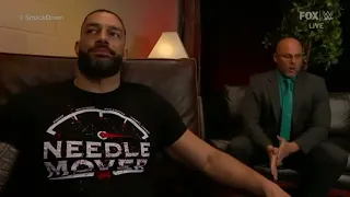 Roman Reigns and Adam pearce backstage conversation wwe smackdown January 7 ,2022