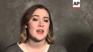 Irish actress Saoirse Ronan, who had a film at Sundance called 'Brooklyn,' talks about her parents i