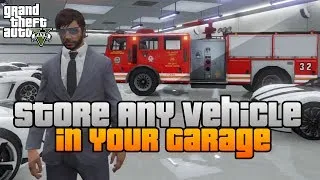 GTA 5 - Store ANY Vehicle in your Garage GLITCH / TRICK ONLINE!
