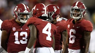 Alabama Best Receiving Corp in the Nation 🔥 Week 1-4 Highlights 2019