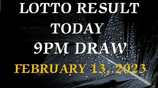 Lotto Results Today 9PM Draw February 13, 2023 Swertres Ez2 Pcso