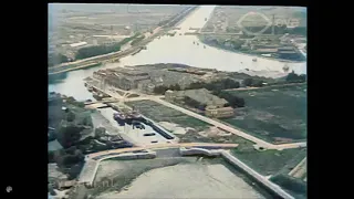 De KLM filmt in 1928 beelden van Vlissingen en Middelburg vanuit de lucht. Nu in kleur!