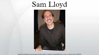 Sam Lloyd