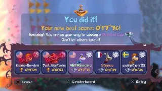 Rayman Legends 300m challenge  0'17"76 diamond cup no co op boots.