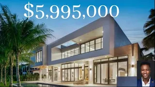 $5,995,000 LUXURY FORT LAUDERDALE, FLORIDA DREAM HOME ON THE WATER